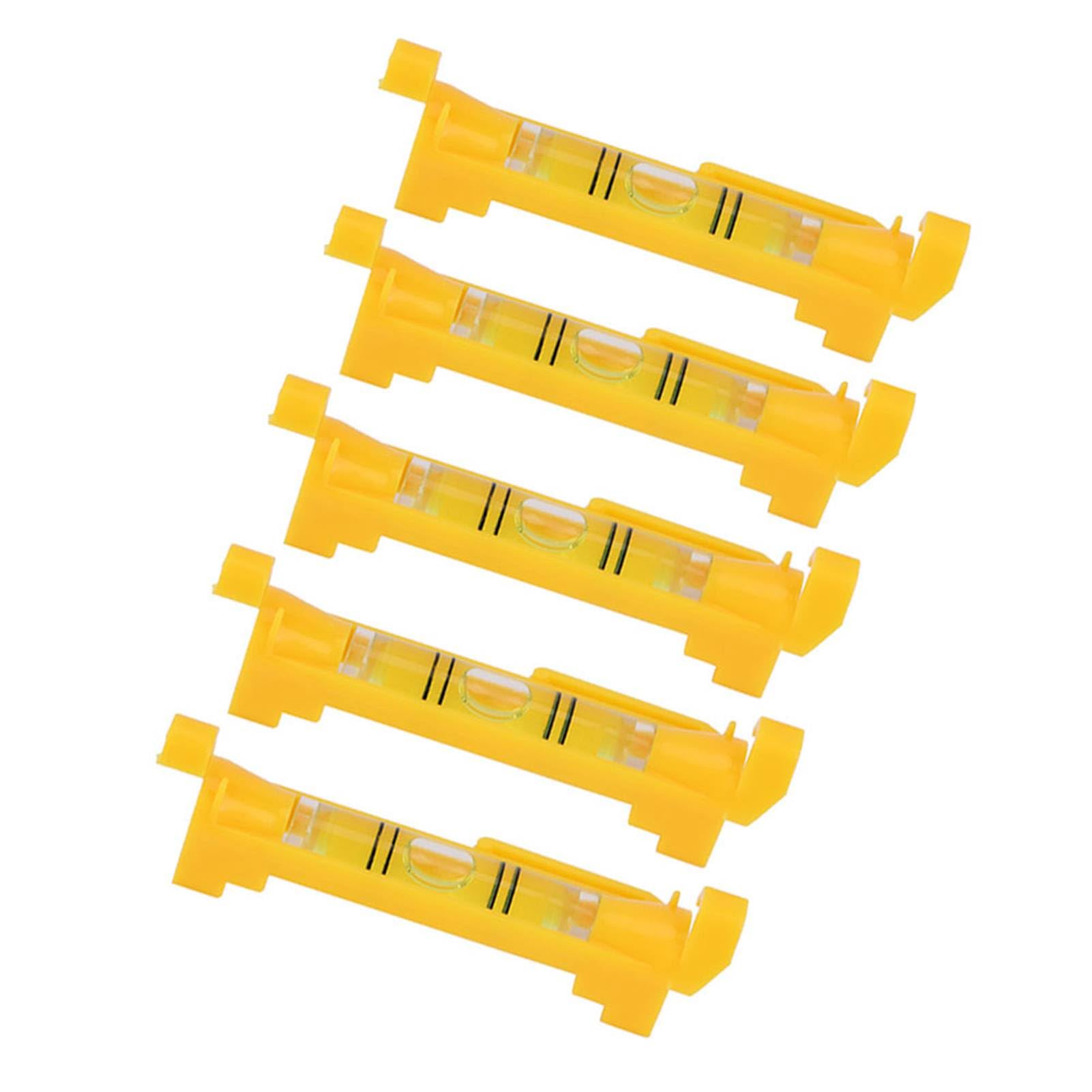 5pcs Rope Bubble Hanging Line with Leveler - Builders Line String & Pins for Bricklaying, Masonry, Construction - Perfect for DIY Projects, Wall Alignment, Tile Installation
