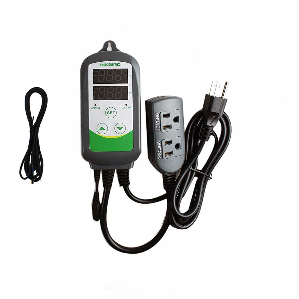 ITC-308S Digital Temperature Controller - Precise Thermostat for Homebrewing, Aquariums & Reptile Tanks | Easy-to-Use Heating & Cooling Control System
