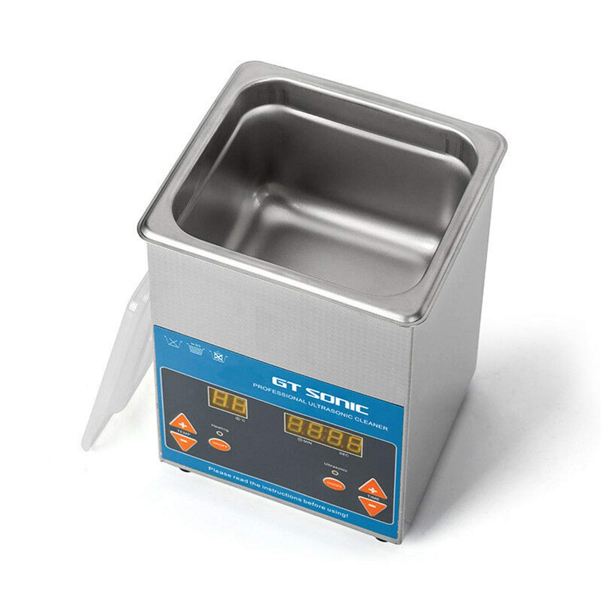 ELEOPTION Professional Ultrasonic Cleaner 1.7L Large Capacity with Digital Timer - Jewelry Cleaning for Rings, Eyeglasses, Lenses, Watches - Perfect for Home, Salon & Jewelry Store Use