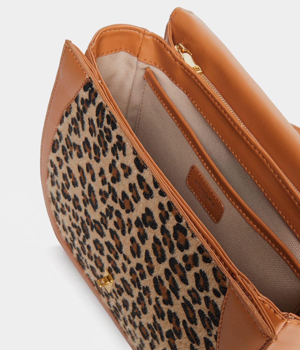 Vegan Leather Crossbody Bag for Women | Marilyn Amazon Apple Skin Faux Leather Purse | Leopard Print Handbag for Casual Outings, Shopping & Travel