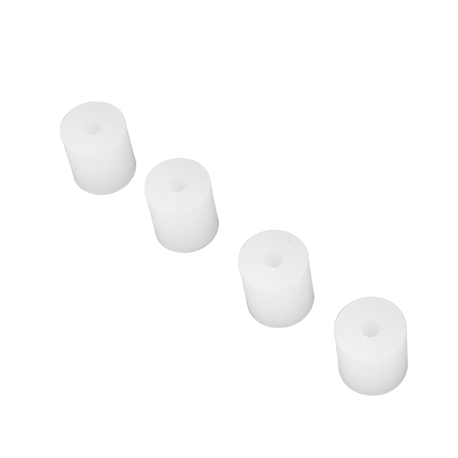 3D Printer Leveling Nut - High Hardness Silicone Spacer for Anet A8, Prusa i3 Plus & Ender 5 Plus - White & Black - Perfect for Bed Leveling & Z-Axis Adjustment in 3D Printing Projects