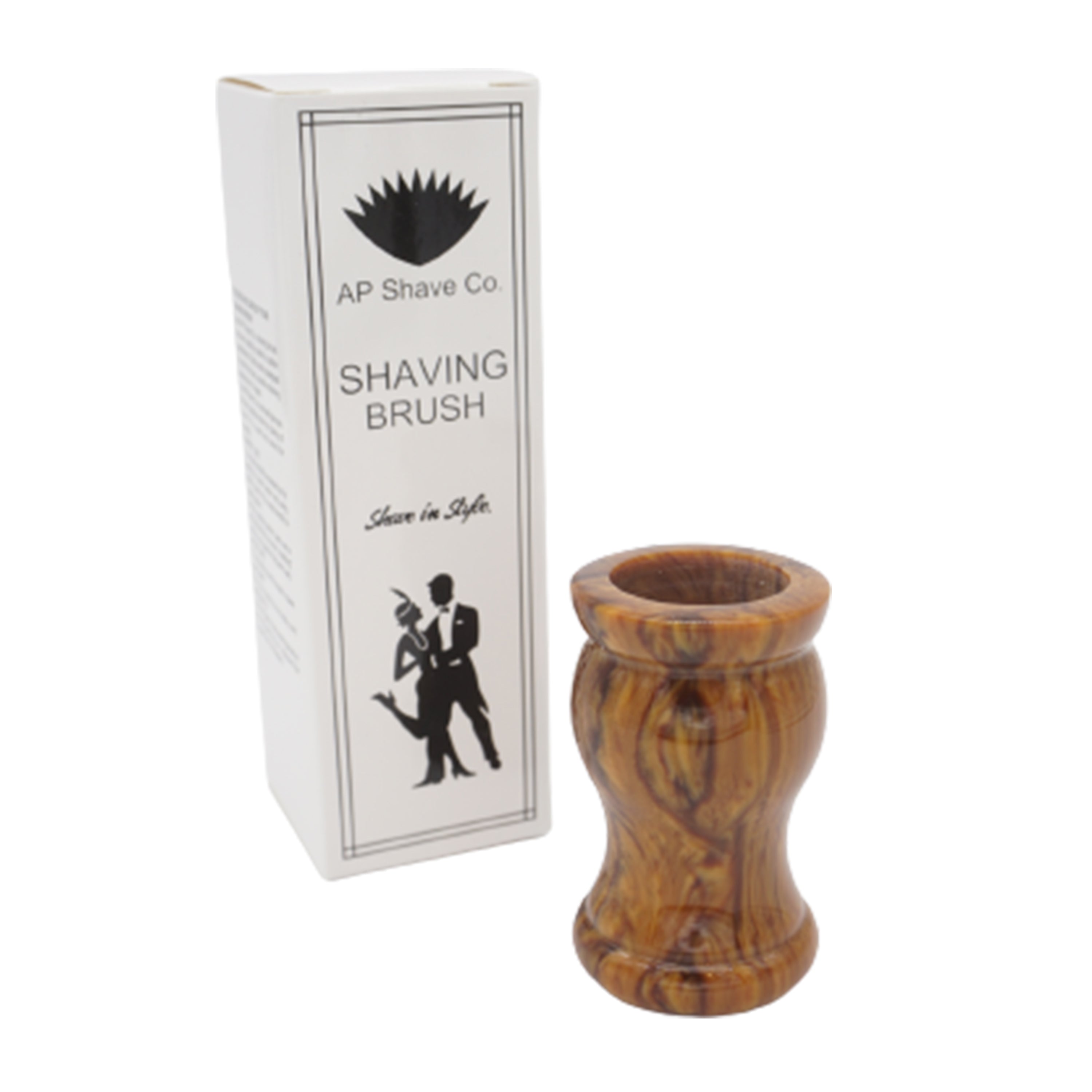 Premium Briar Wood Handcrafted Shaving Brush Handle - Fits 24mm & 26mm Knots - Perfect for Wet Shaving & Grooming Gifts for Men