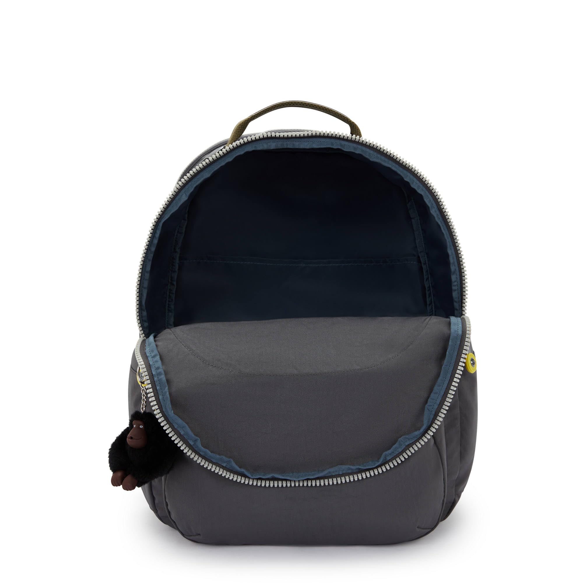 Kipling Seoul Extra Large 17 Inch Laptop Backpack for Women & Men - Lightweight Durable Travel Backpack with USB Charging Port - Perfect for Work, School & Commuting (Back To Grey)