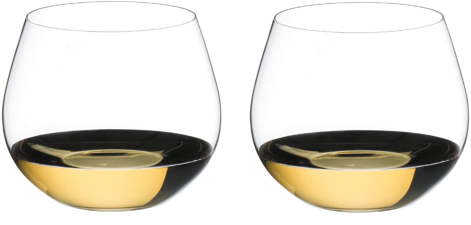 Riedel O Wine Oaked Chardonnay Tumbler Glass Set (4-Pack) - Perfect for Wine Tasting, Dinner Parties & Home Entertaining