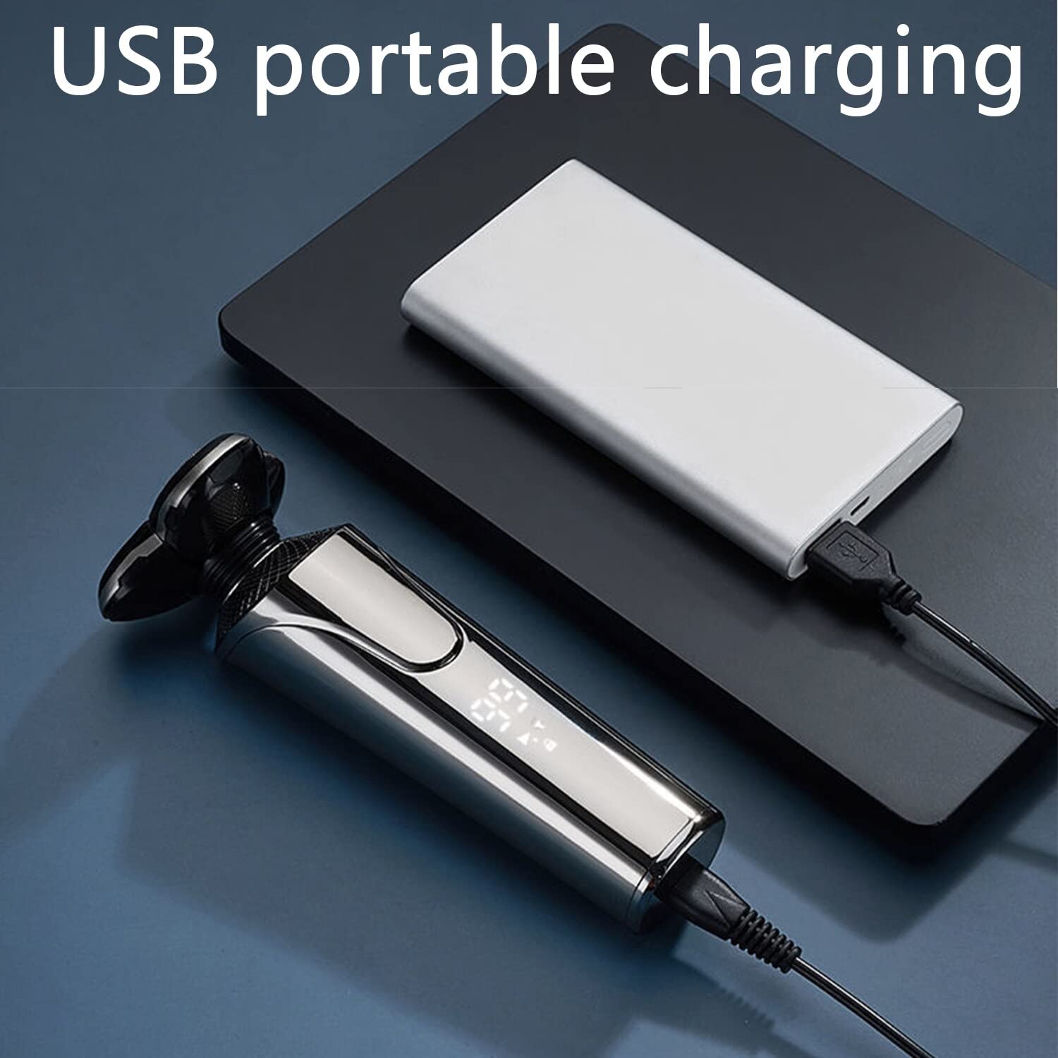 Electric Head Shaver for Bald Men - High Power USB Rechargeable Wet/Dry Waterproof Shaving Kit - Perfect for Travel, Gym & Daily Grooming Routine