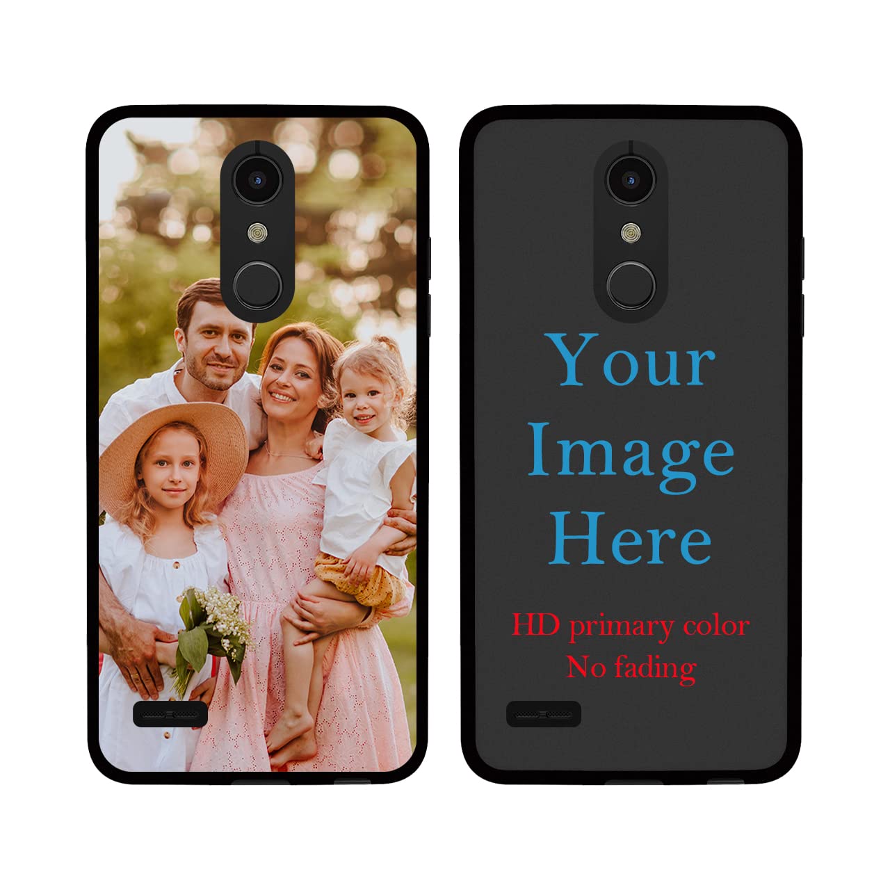 Custom LG K30 (2018) Phone Case with Photo & Text Personalization - Soft TPU Protective Cover, Anti-Scratch Design (Not Compatible with LG K30 2019) - Perfect for Everyday Use, Gifts & Special Occasions