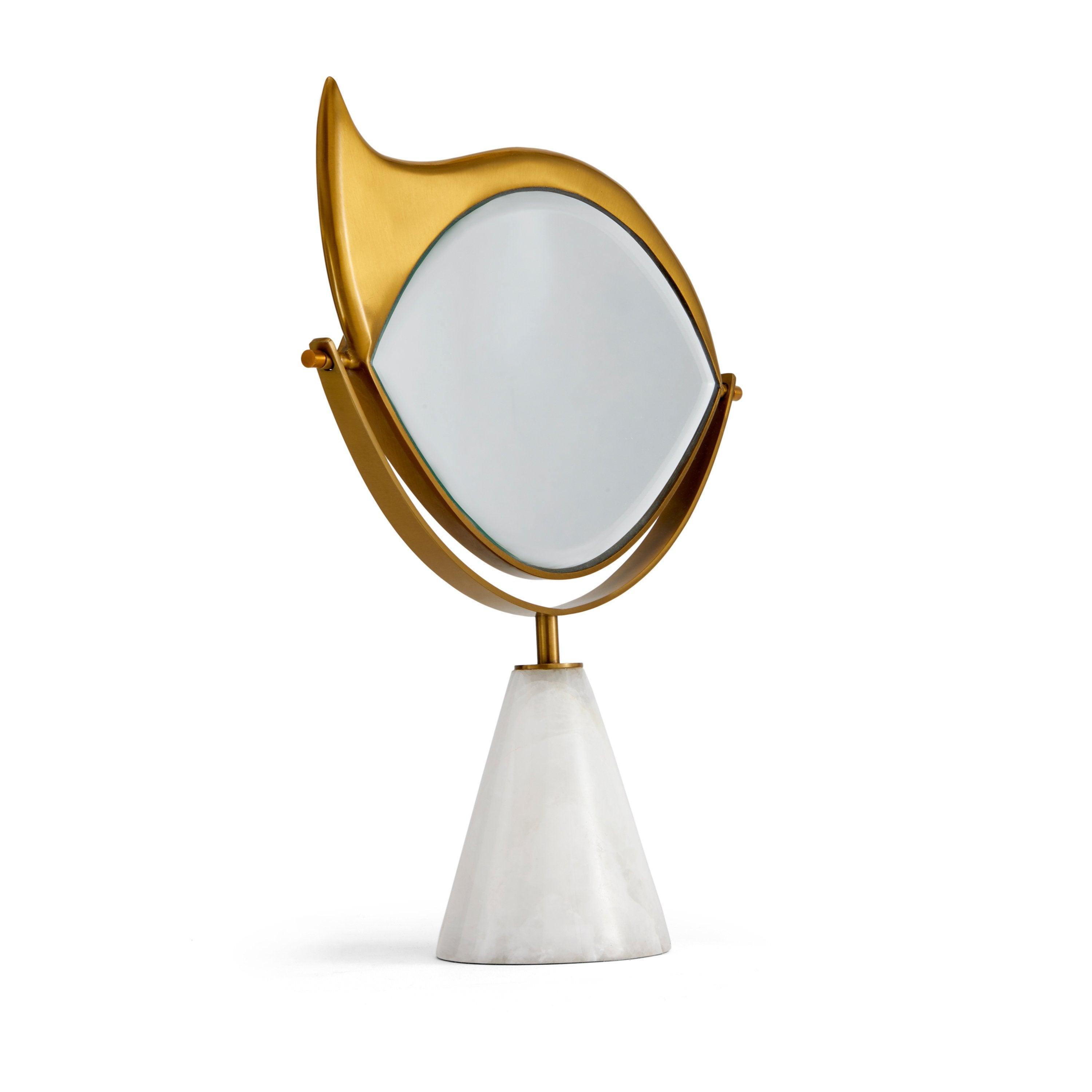 Lito Vanity Mirror with Lights - 10X Magnification, Touch Control, Dimmable LED Makeup Mirror for Bathroom & Bedroom | Perfect for Makeup, Skincare & Grooming