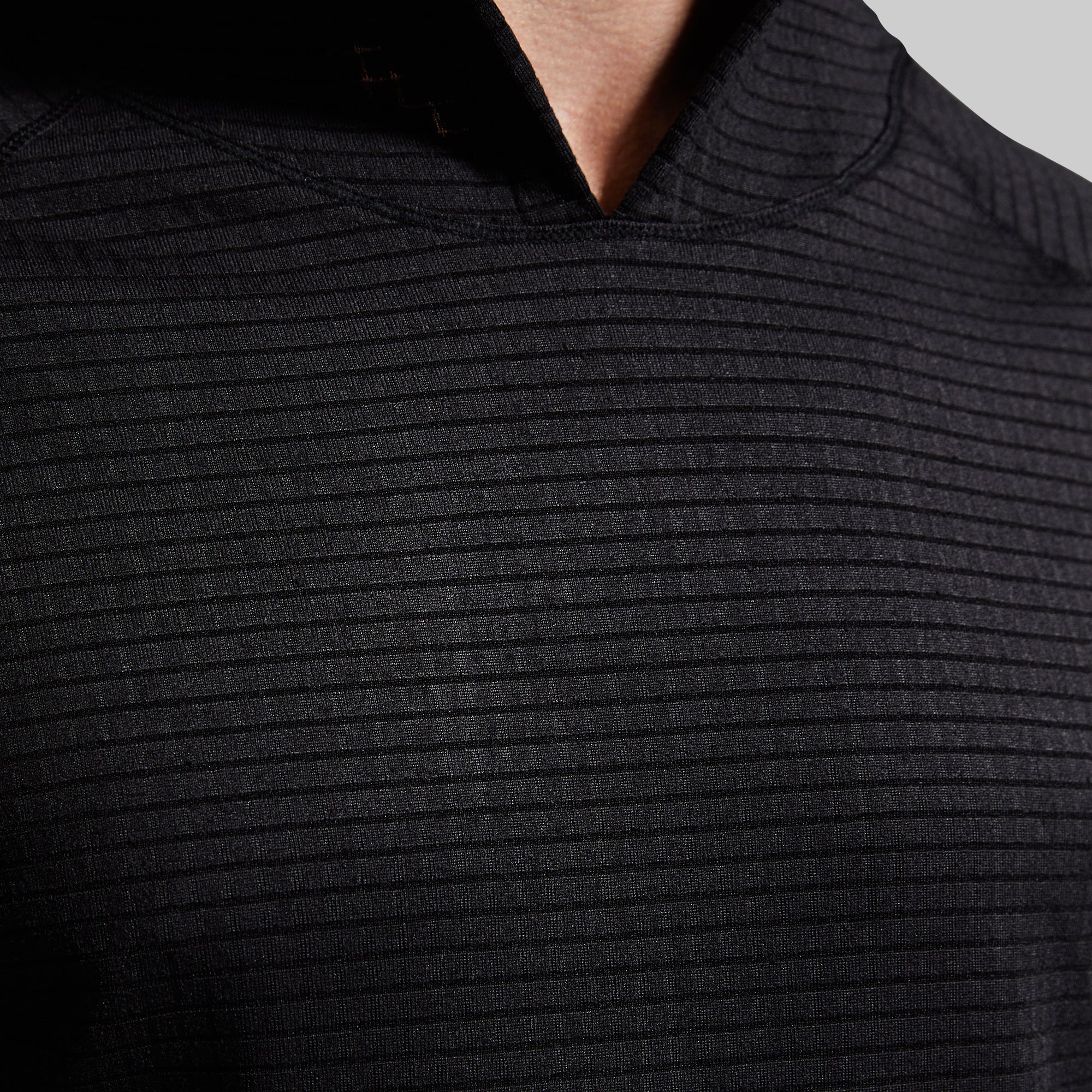 Grid Fleece Hoodie for Men & Women - Soft & Warm Winter Pullover (Black) - Perfect for Outdoor Activities, Hiking & Casual Wear
