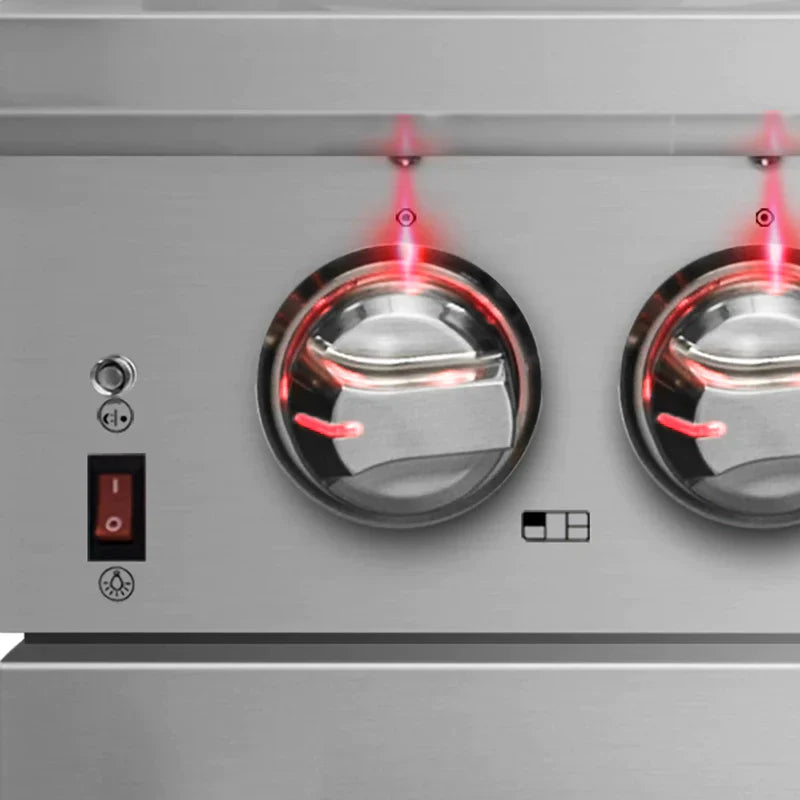 FORNO Massimo 36 Inch Freestanding Gas Range - Stainless Steel FFSGS6239 36