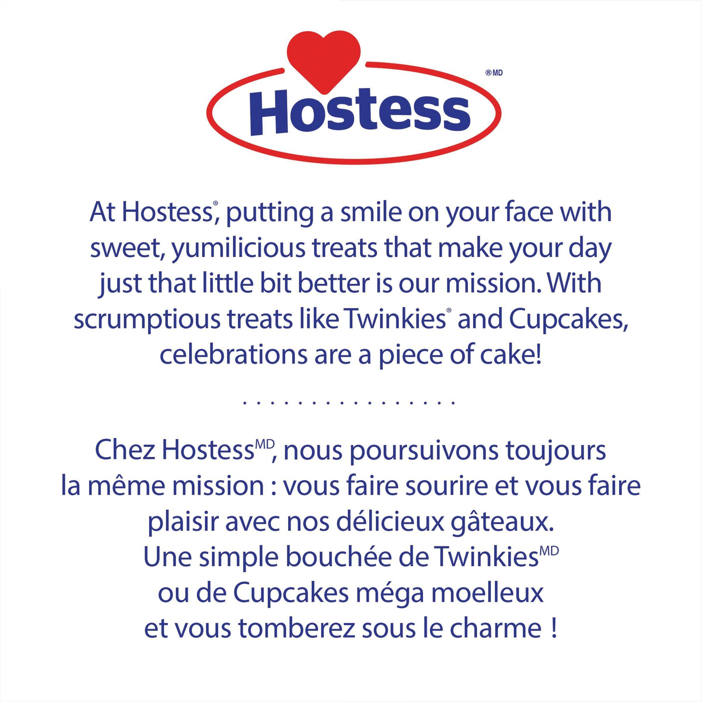 Hostess Chocolate Cupcakes with Rich Chocolate Frosting & Creamy Filling - 12 Individually Wrapped Snack Cakes (6 Twin Packs) | Perfect for Lunchboxes, Office Snacks & Birthday Parties