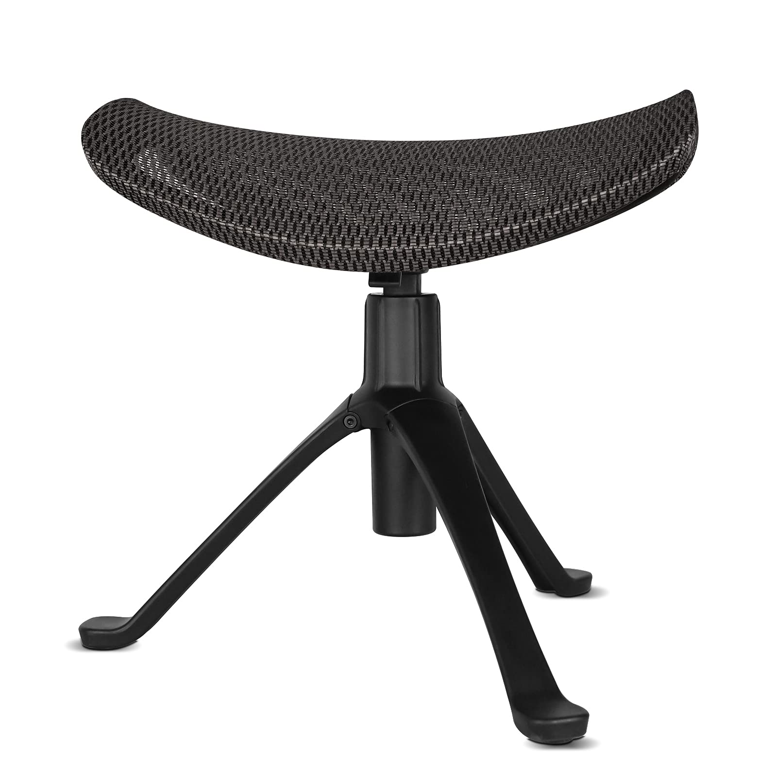 Adjustable Height Footrest for Desk - 2-in-1 Rotatable Ergonomic Under Desk Ottoman Stool with Wheels - Home Office Leg Rest Support for Comfort & Posture (Gray) - Perfect for Work from Home & Long Sitting Sessions