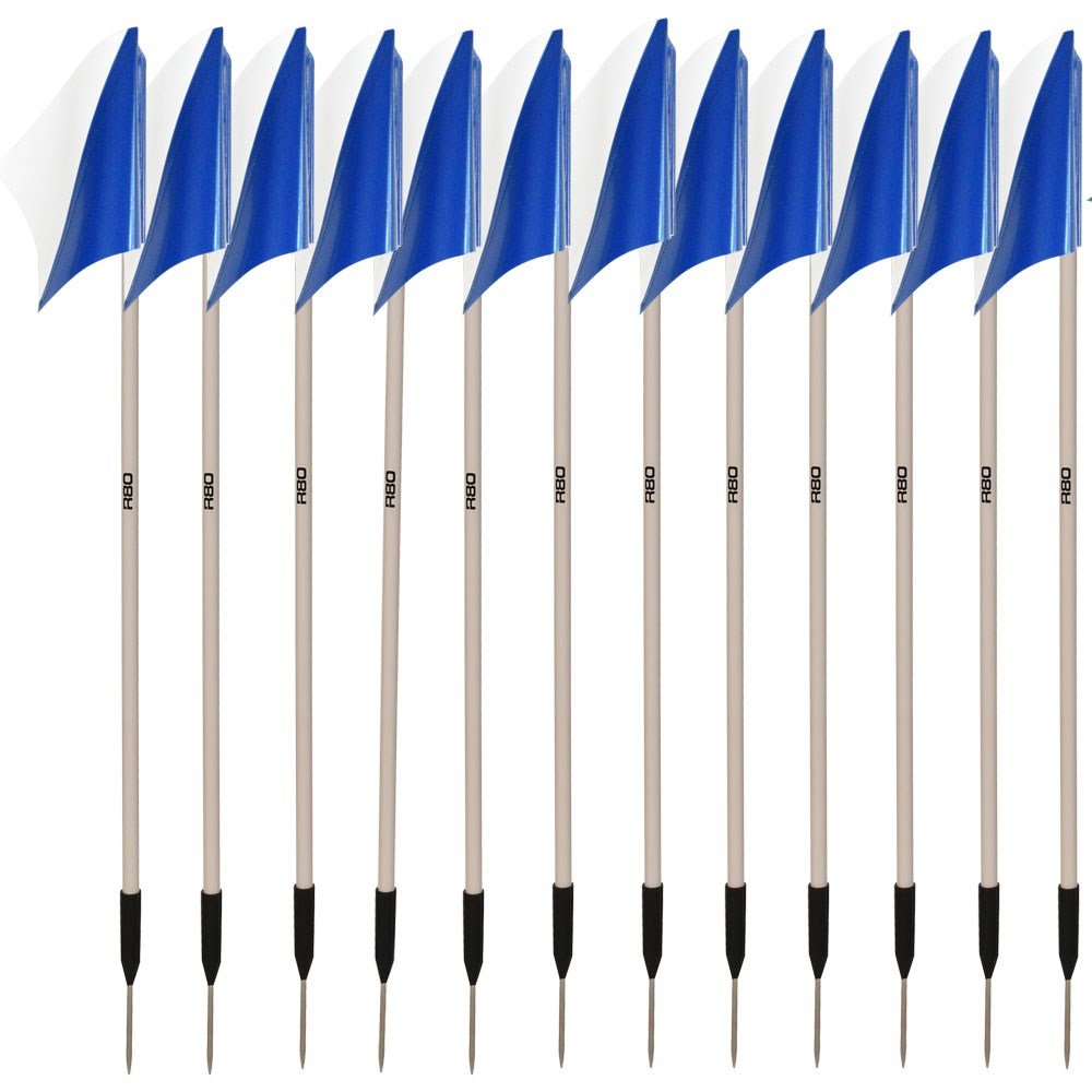 Premium Sideline Pole with Custom Club Colors Flag Sets - Perfect for Football, Soccer, and Sports Team Fan Support