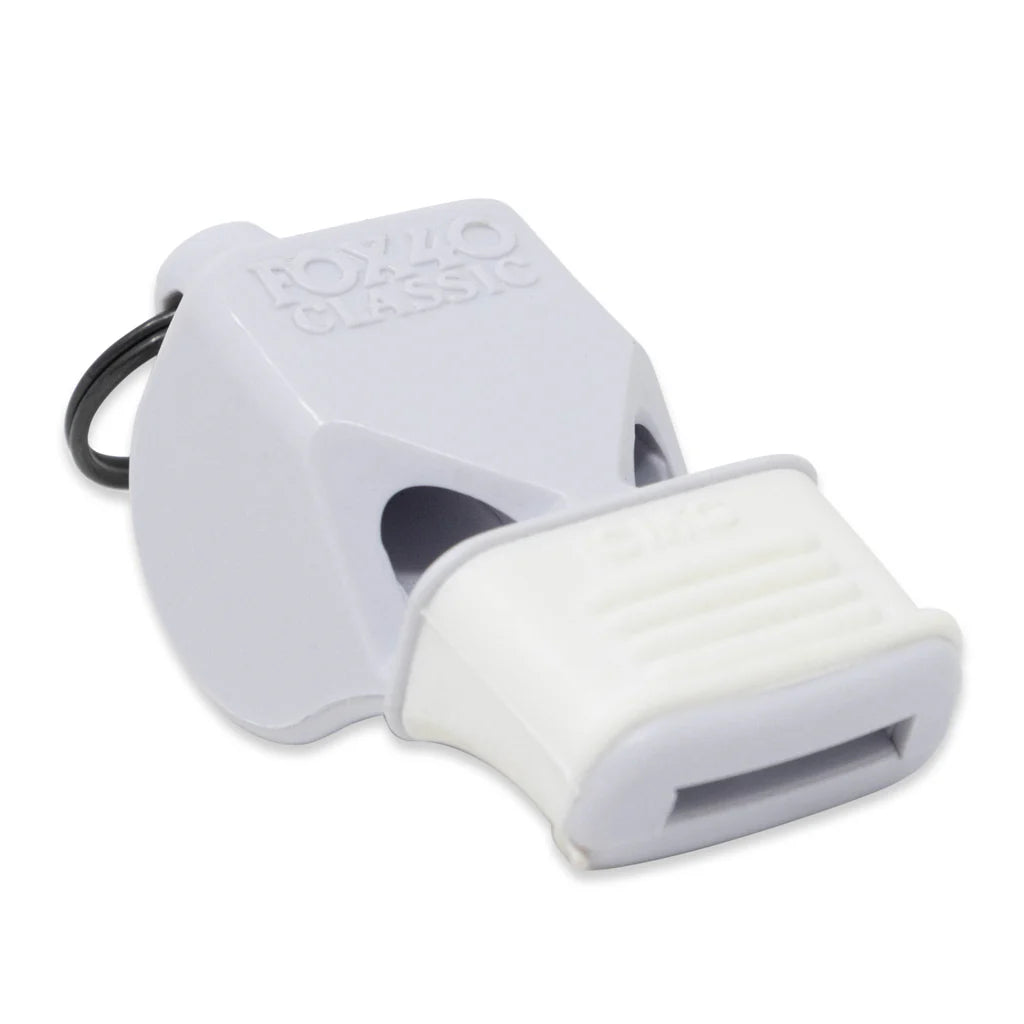 FOX 40 CMG Whistle - Loud Referee Sports Whistle for Soccer, Football, Coaching, Lifeguard & Emergency Signaling - Durable Plastic with Pealess Design