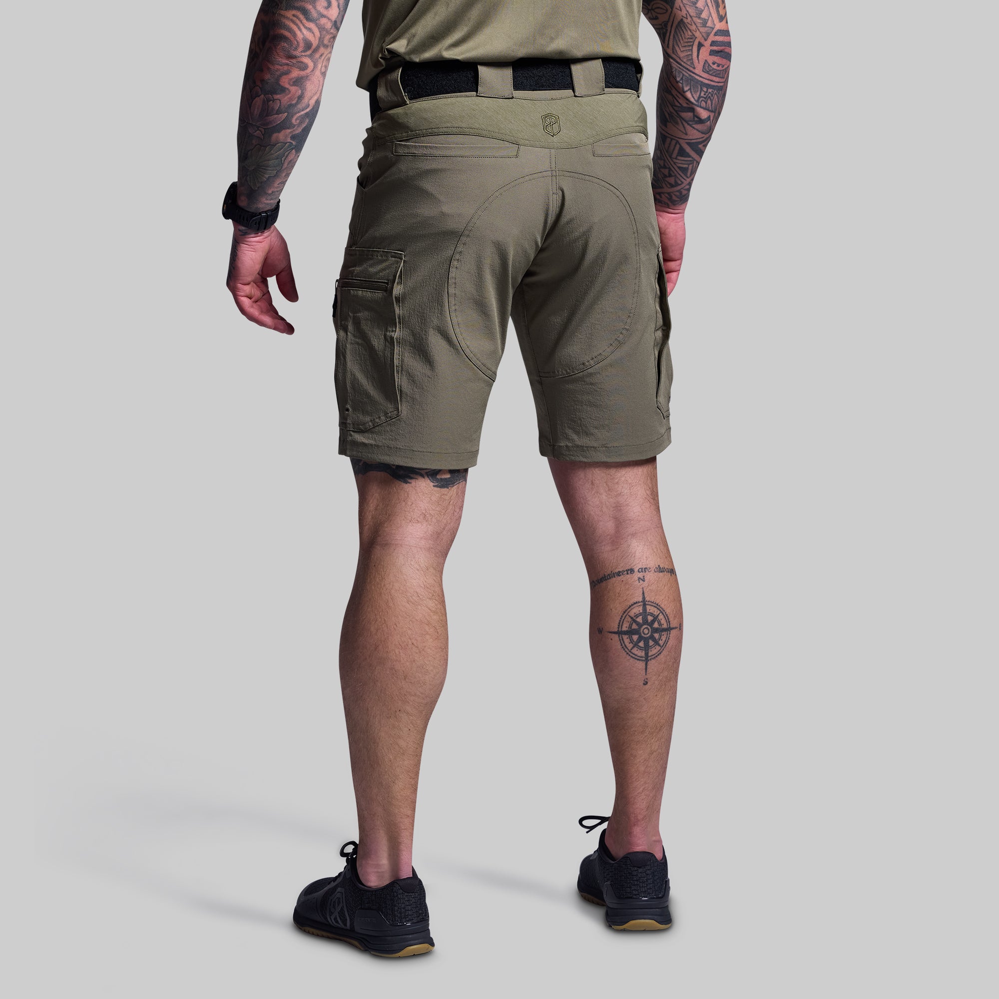 Scout Short (OD Green) - Lightweight Tactical Outdoor Hiking Pants for Men - Perfect for Camping, Hunting & Adventure Travel