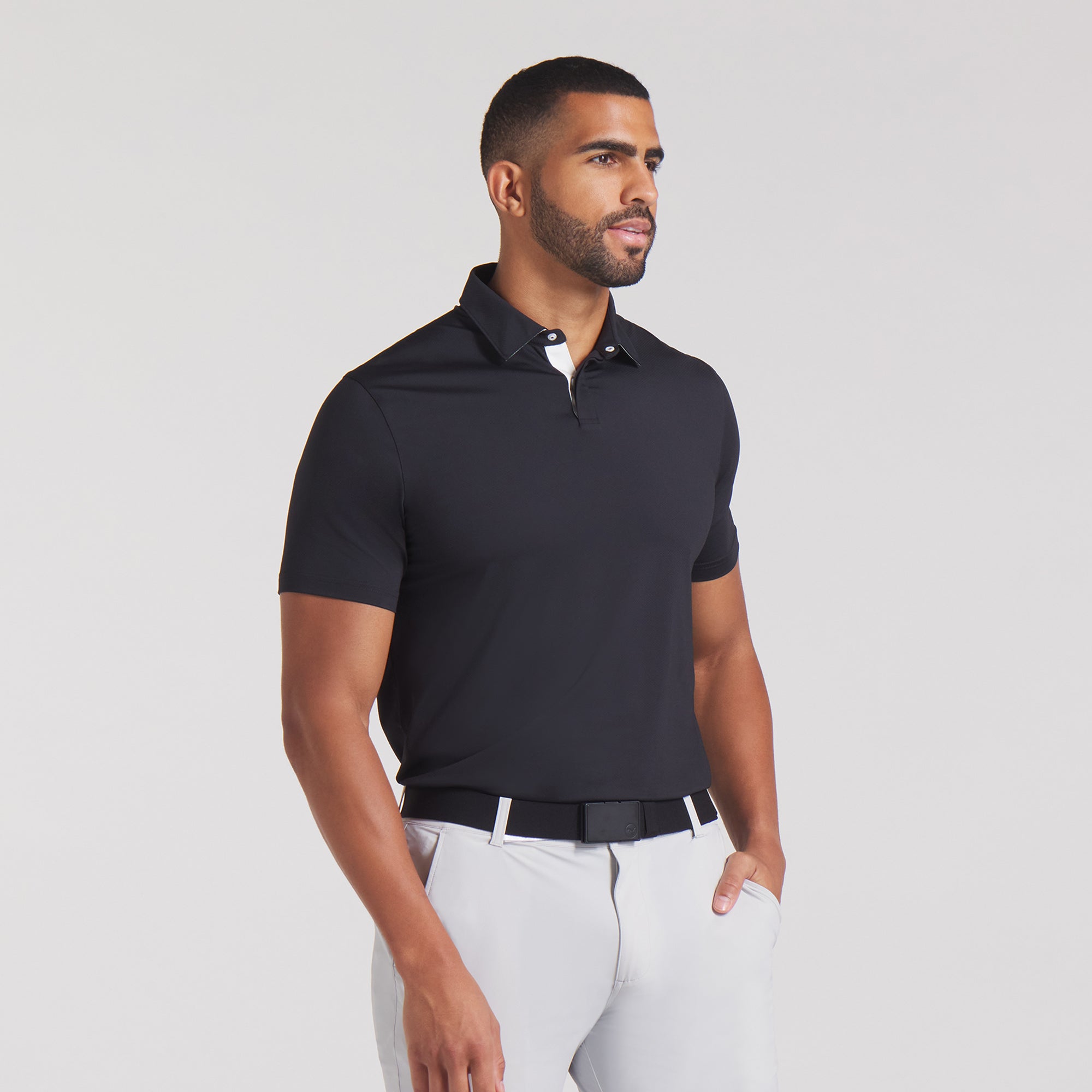 Aerlon Men's Performance Golf Polo Shirt - Moisture Wicking, UV Protection & Breathable for Comfort on the Course | Perfect for Golf, Casual Wear & Outdoor Activities