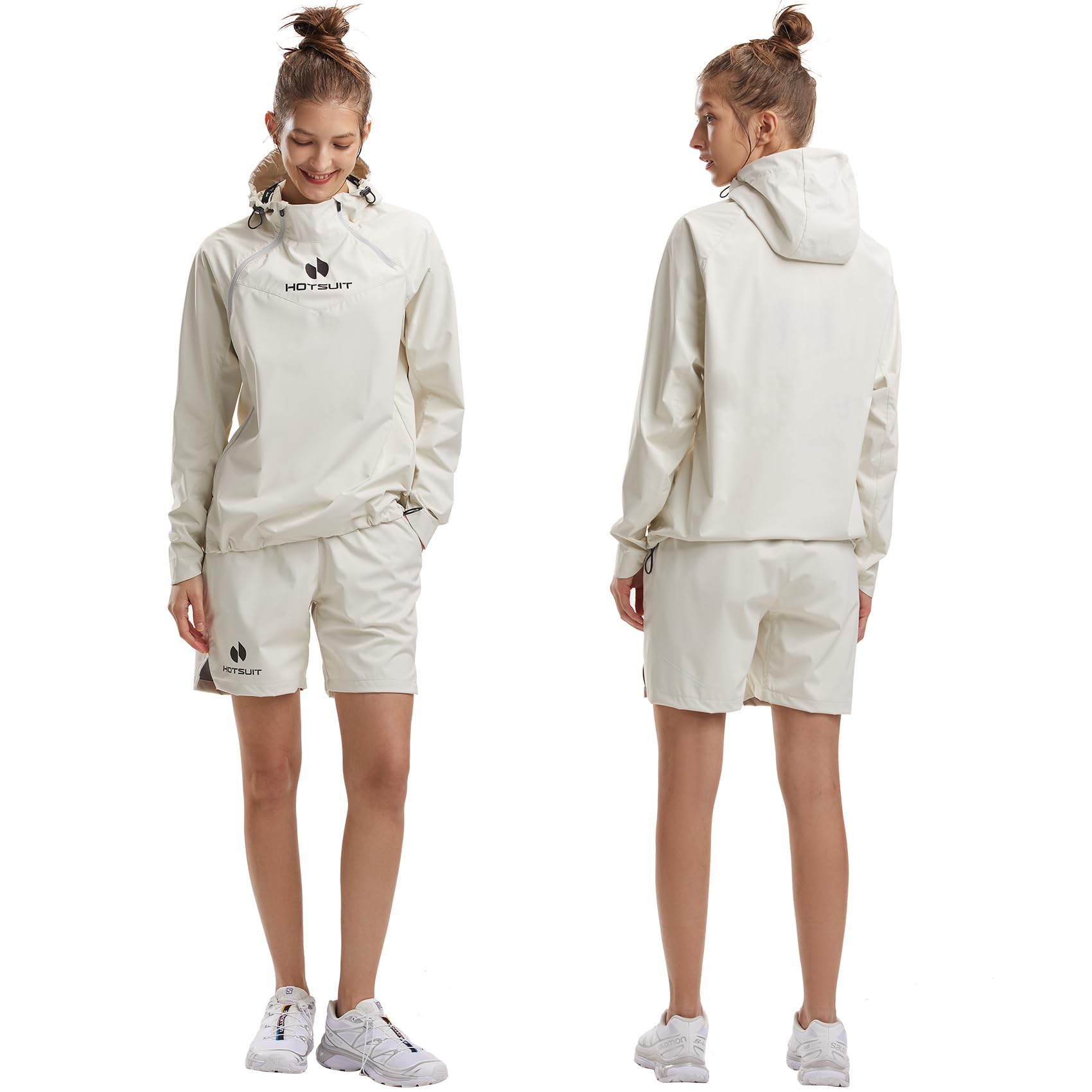HOTSUIT High-Tech Non-Rip Women's Sauna Suit - Machine Washable Sweat Jacket & Pants for Fat Burning Workouts (Sizes S-3XL) | Perfect for Weight Loss, Cardio, and Post-Workout Recovery