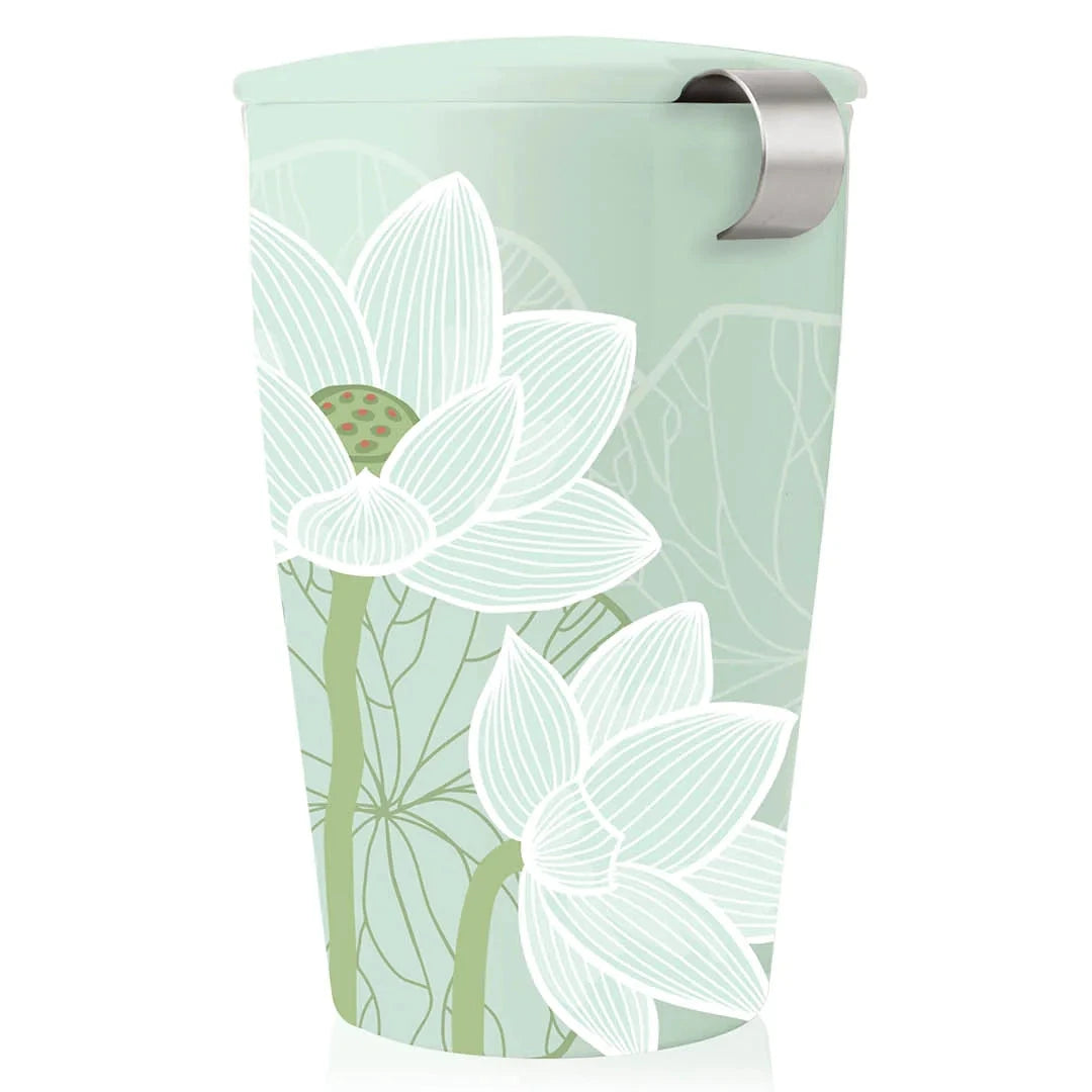 Tea Forte KATI Infuser Cup - Premium Loose Leaf Tea Brewing Mug with Built-in Strainer - Perfect for Home, Office & Gift Giving