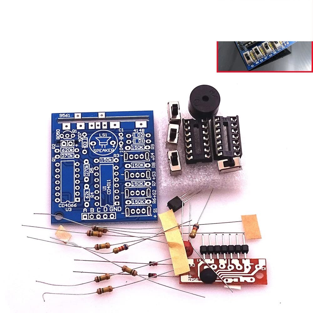 16-Piece DIY Electronic Music Box Sound Module Kit - Electronic Production Components & Accessories for Crafts, Gifts, and Educational Projects