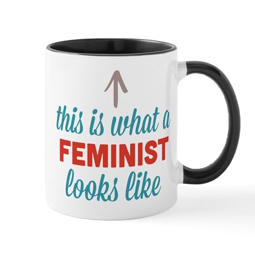 White/Black Inside - Feminist Looks Like Mug