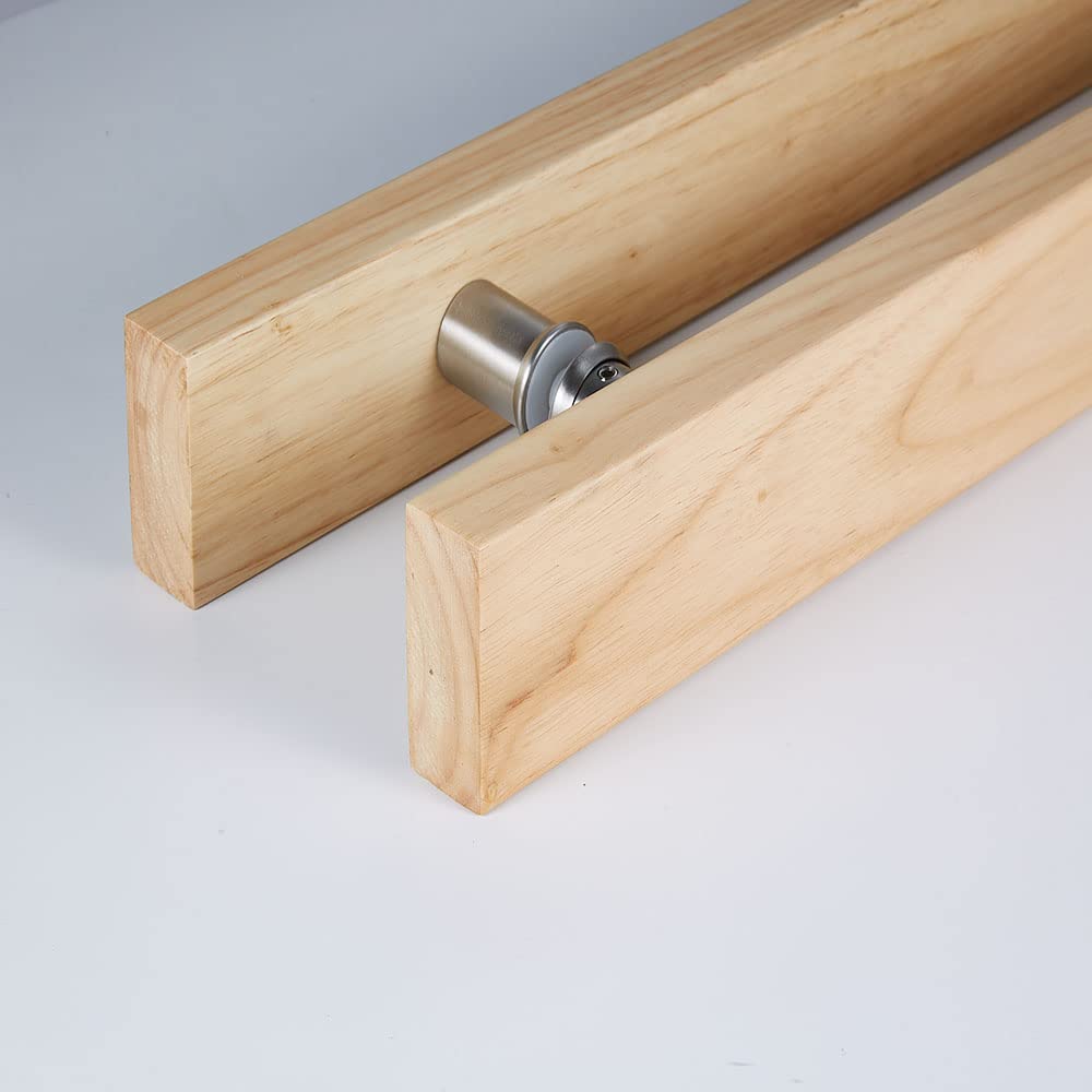 Custom Oak Wood Door Handles Set - 71