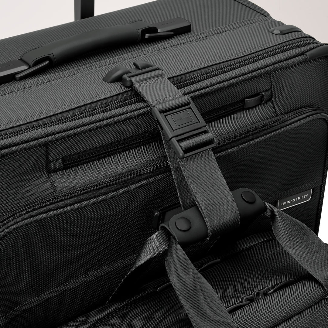 Briggs & Riley Baseline Medium Expandable Upright Luggage - Durable Carry-On Suitcase for Travel with Spinner Wheels - Perfect for Business Trips & Vacations