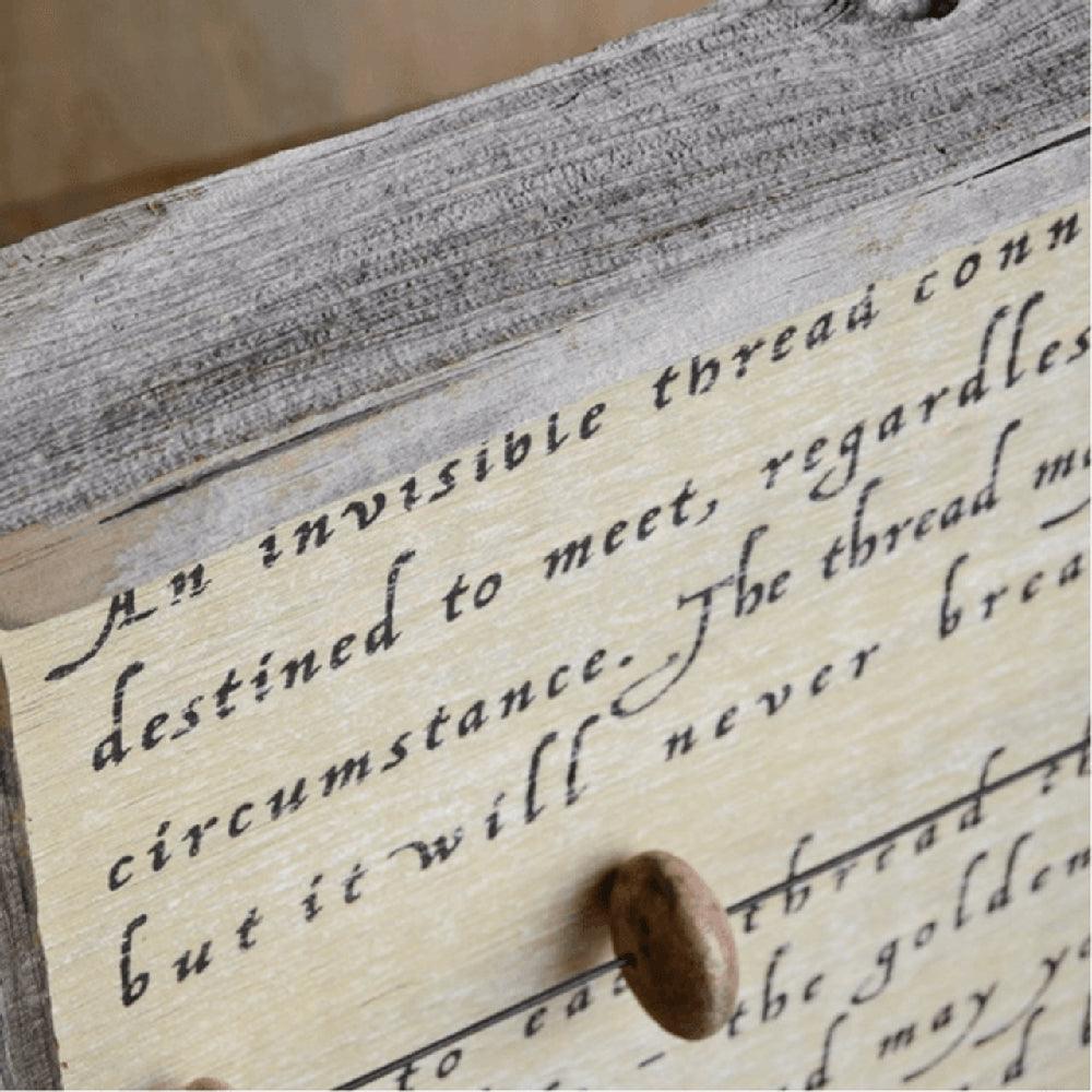 Invisible Thread Art Print by Sugarboo Designs - Unique Wall Decor for Home, Office & Gifts | Inspirational Quote Artwork