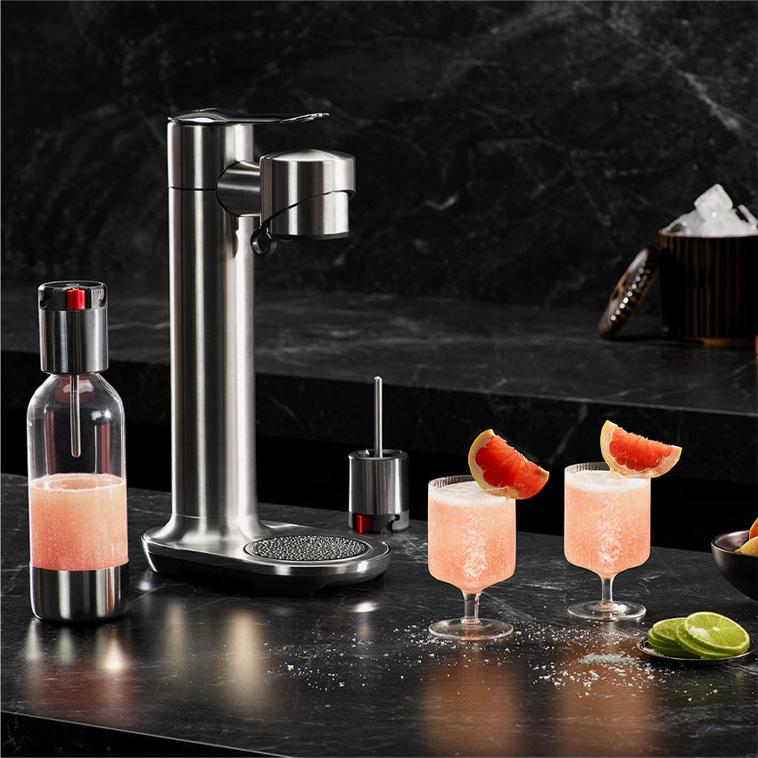 Breville The InFizz Fusion Carbonated Water Maker - Sparkling Water Machine for Home, Kitchen & Office | Perfect for Cocktails, Mocktails & Healthy Hydration