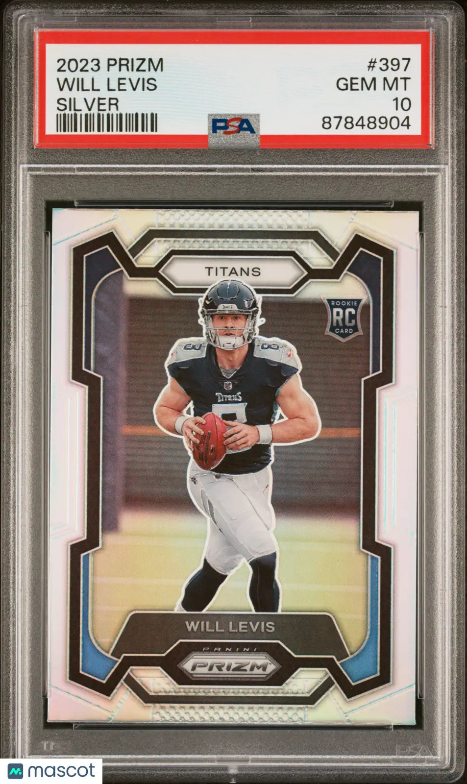 2023 Panini Prizm Football Will Levis Rookie Card Silver Prizm PSA 10 Gem Mint - Perfect for NFL Collectors, Sports Memorabilia Enthusiasts & Investment Collectibles