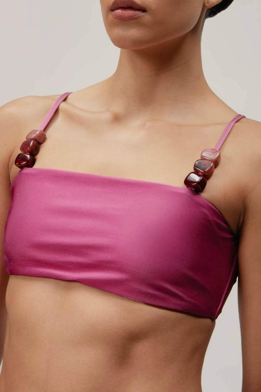 Alice Bikini Top for Women - Sexy Swimwear Halter Bikini Top with Adjustable Straps & Padded Cups | Perfect for Beach, Pool Party & Summer Vacation