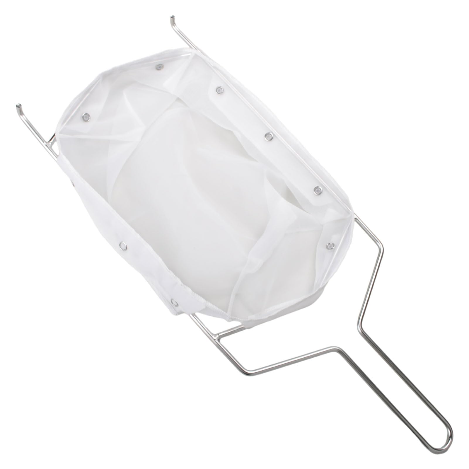 QQZ Fryer Filter Bag & Frame - Reusable Oil Filter for 70 lb Fryer Oil, Commercial Deep Fryer Oil Filtration System - Perfect for Restaurants, Food Trucks & Commercial Kitchens