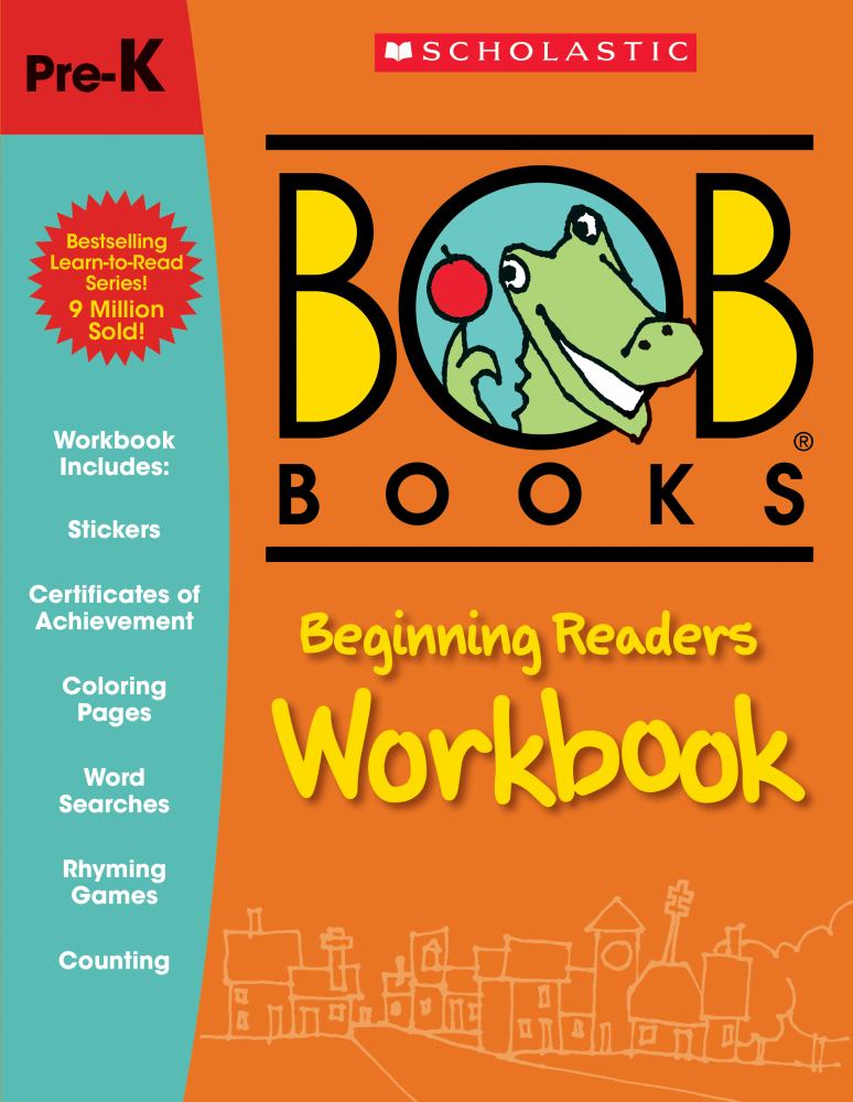 Bob Books: Beginning Readers Jumbo Workbook with Stickers - Phonics Activities, Sight Words & Early Reading Skills for Kids Ages 4-6 | Perfect for Homeschooling & Classroom Learning