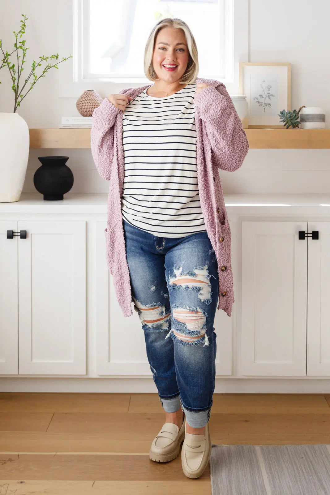 Stylish Striped Women's Top - Fashionable & Comfortable Casual Blouse for Everyday Wear | Perfect for Office, Outings & Date Nights