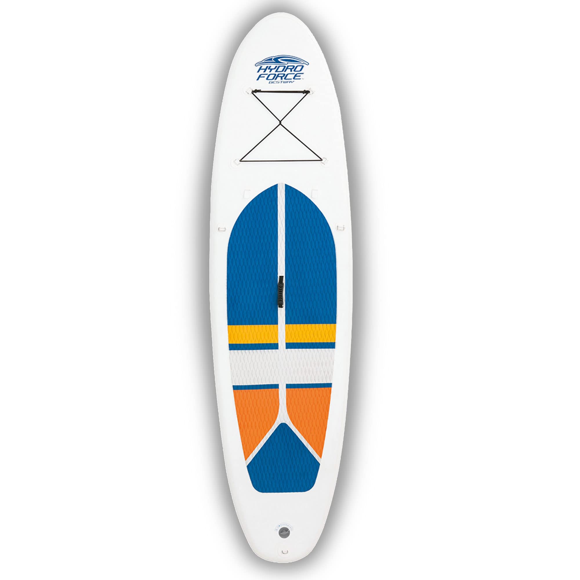 Bestway Hydro-Force White Cap 10' Inflatable Stand Up Paddle Board with Aluminum Oar, Hand Pump & Travel Bag - Premium SUP for Kayaking, Surfing & Water Sports - Perfect for Lakes, Rivers & Beach Adventures