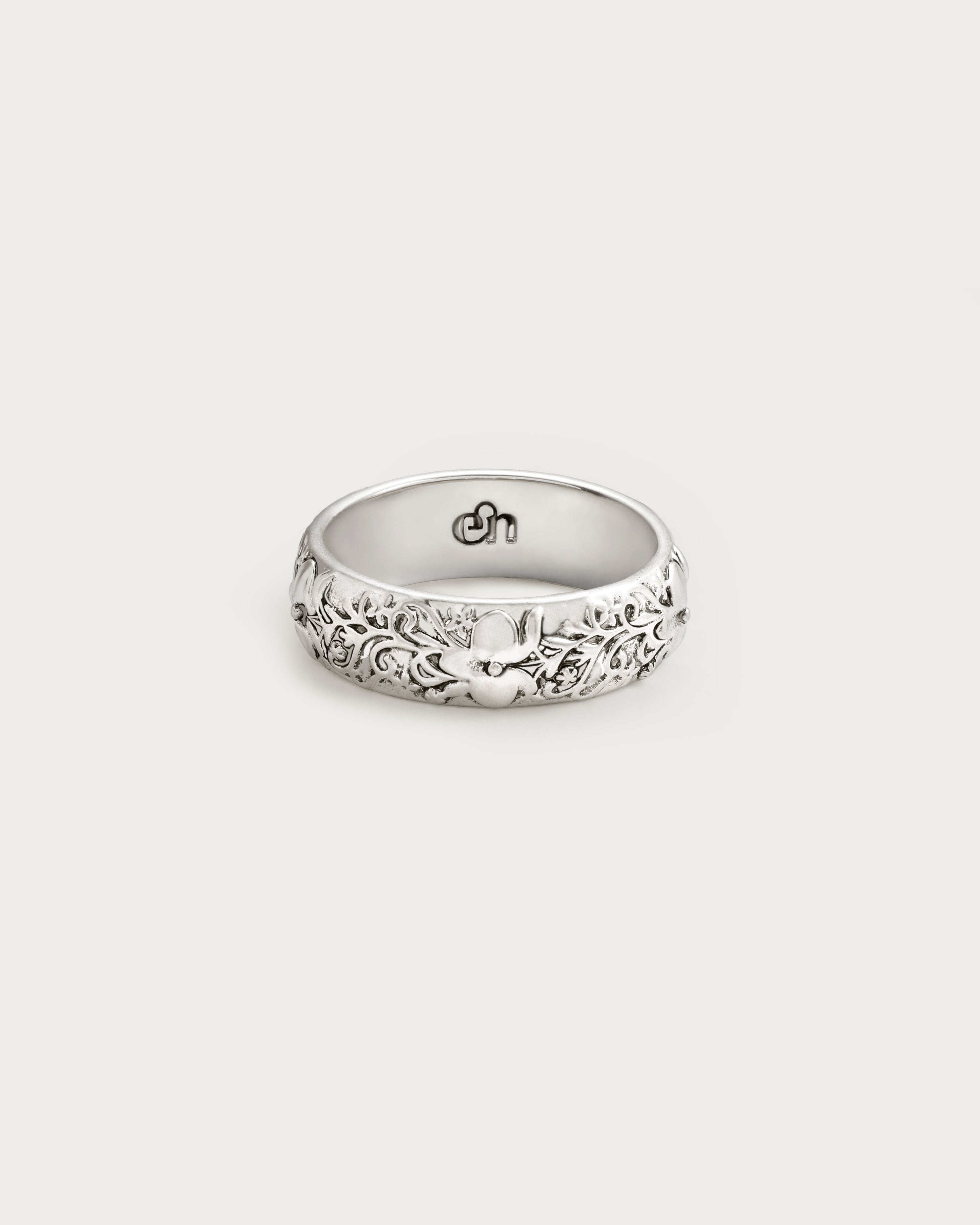Elegant Silver Orchid Ring for Women - Perfect for Weddings, Anniversaries & Special Occasions