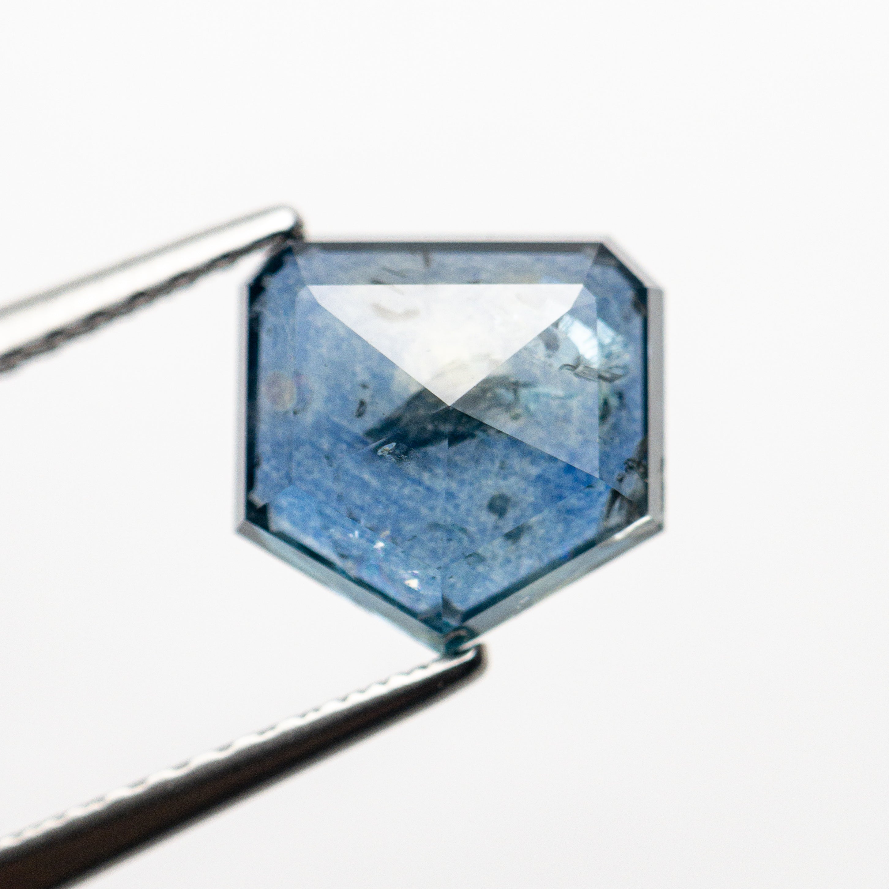 2.67ct Natural Shield Rose Cut Sapphire - 7.99x8.04x3.67mm Loose Gemstone for Jewelry Making (22434-52) | Perfect for Engagement Rings, Pendants & Custom Designs