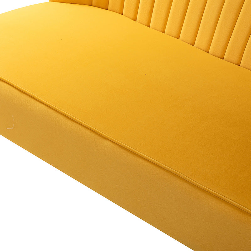 Bariana Velvet Loveseat - Soft & Luxurious Small Couch for Living Room, Bedroom, or Office - Perfect for Cozy Seating & Home Decor
