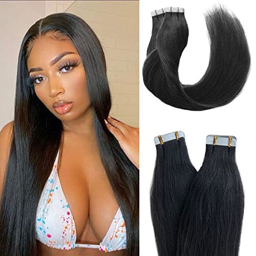 Yaki Straight #NA Natural Black 100g 40pcs