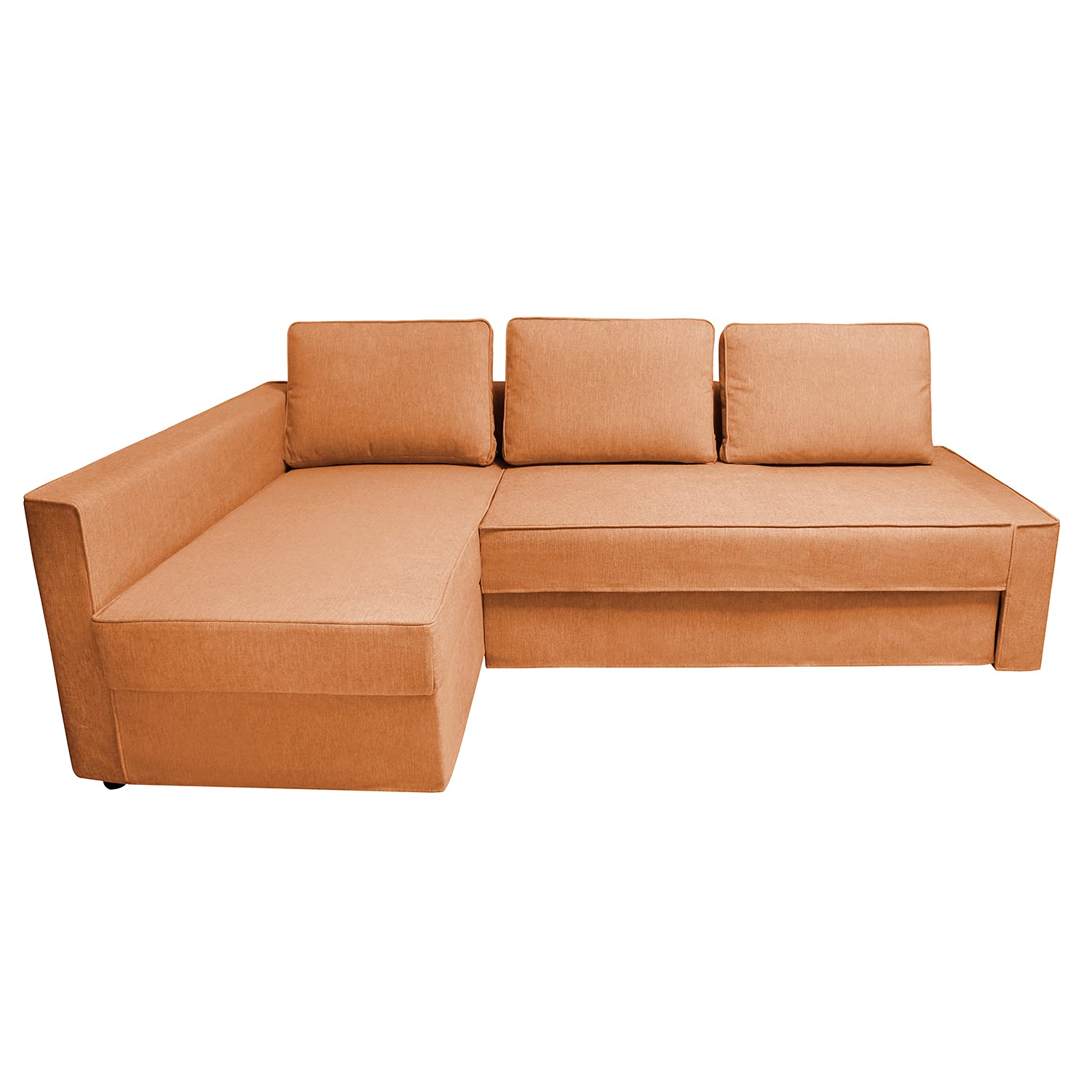 CRIUSJA Sofa Cover for IKEA Friheten Sleeper Sofa - Stretchable Corner Couch Slipcover with Cushion & Pillow Covers (8018-8, Left Chaise) - Perfect for Living Room, Apartment & Small Space Decor