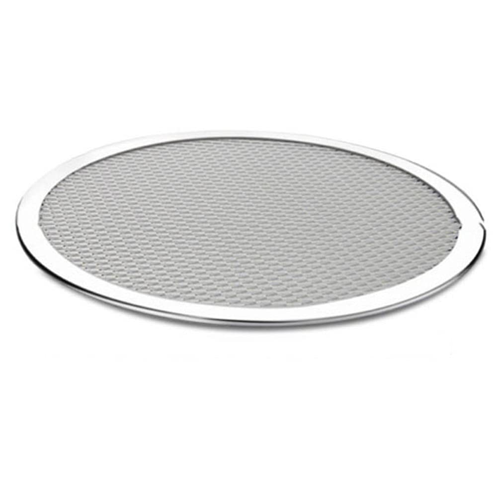 JJSPP Non-Stick Pizza Screen Pan - 6 Inch Aluminum Baking Tray with Seamless Metal Net - Perfect for Home Baking, Restaurants & Pizzerias - Durable Bakeware for Crispy Crusts & Even Cooking