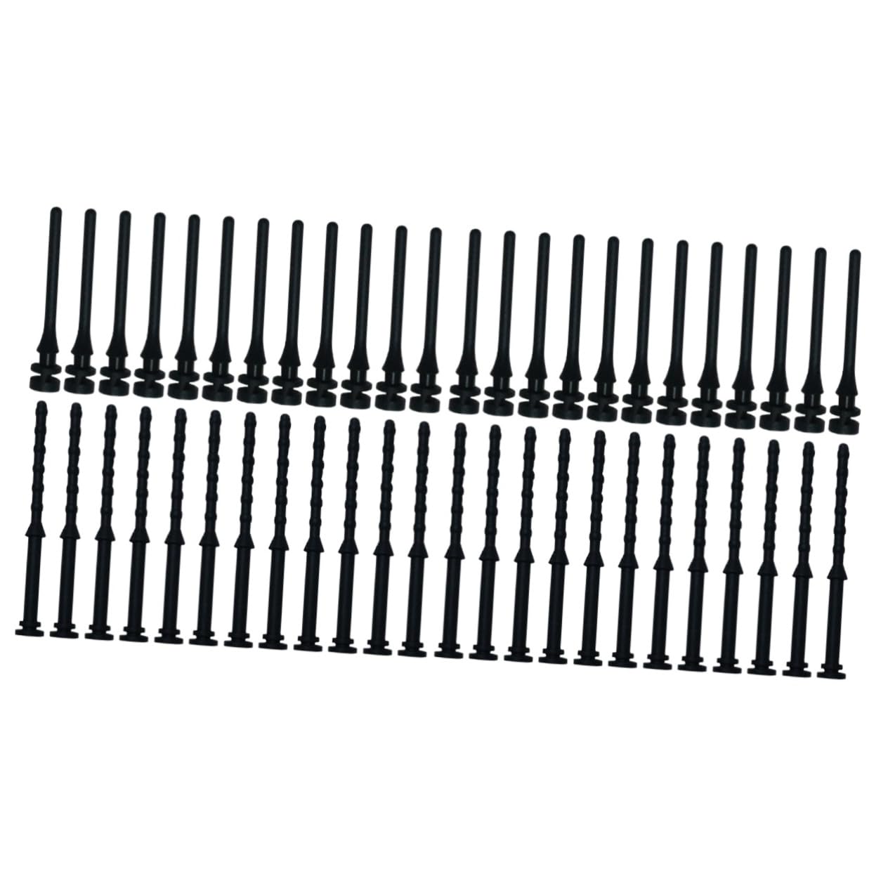 CIYODO 24-Pack Anti-Vibration Silicone Fan Screws for PC Case - 2 Sets of 12pcs, Computer Fan Mounting Hardware Kit for Quiet Cooling - Perfect for Gaming Rigs, Workstations & Custom PC Builds