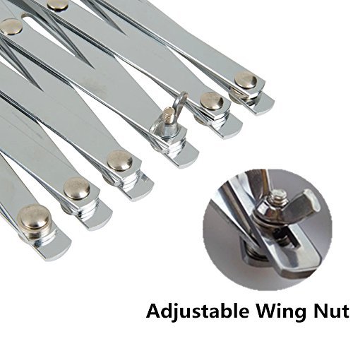 Adjustable 5-Wheel Stainless Steel Pastry Cutter - Professional Dough Divider for Baking Pies, Cookies & Pastries - Perfect for Home Bakers & Professional Chefs