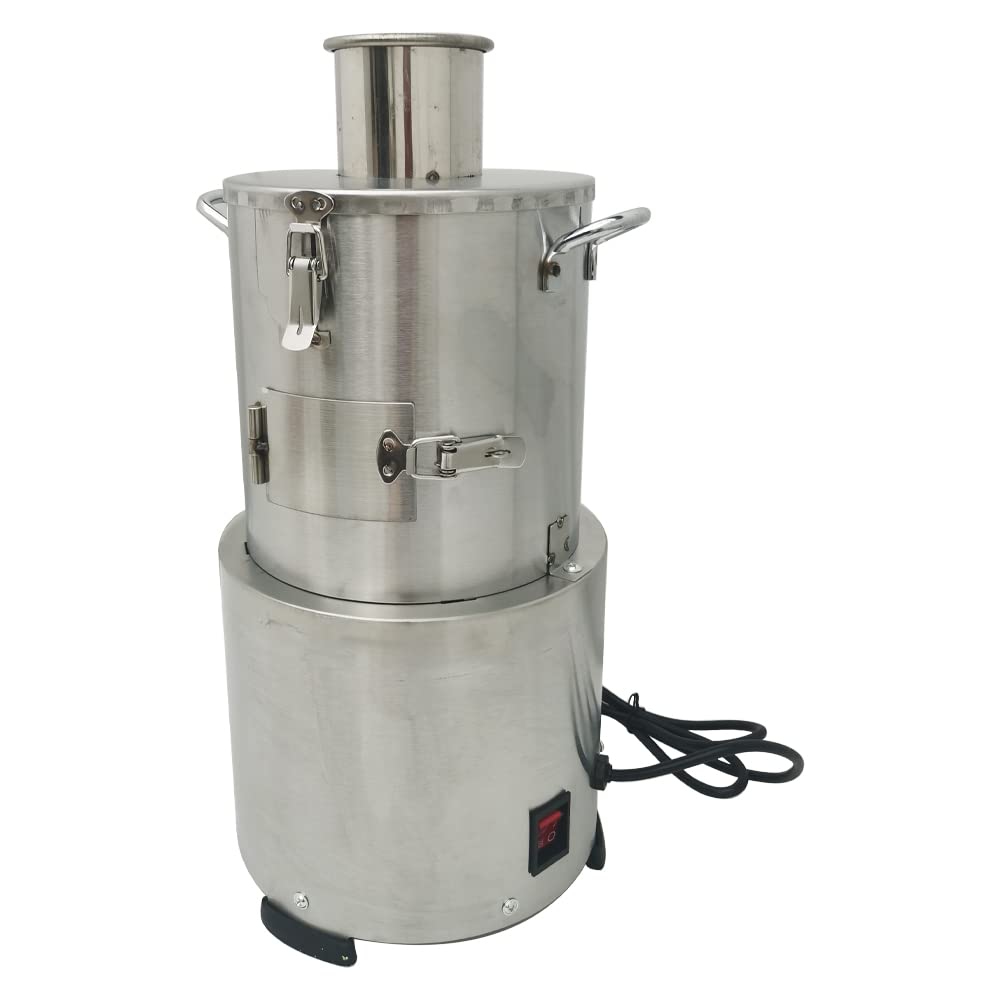 Automatic Electric Stainless Steel Garlic Peeler Machine - Whole Dry Garlic Peeling & Separator with Pure Copper Core Motor (110V) - Perfect for Restaurants, Canteens & Commercial Kitchens