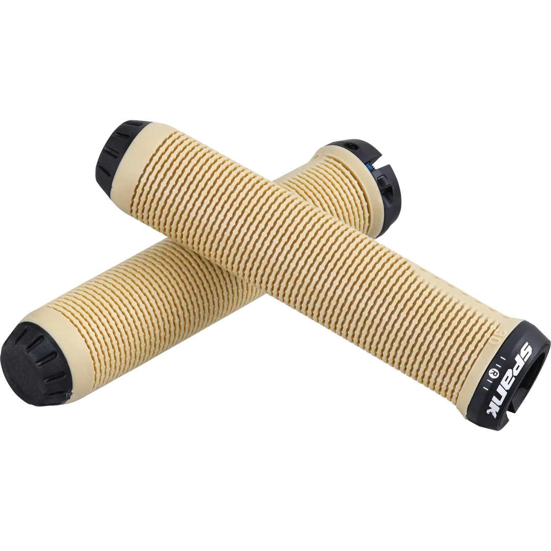 Spank Spike Grip 30 - Premium Bike Handlebar Grips for Mountain & Road Bikes - Non-Slip Comfortable Cycling Accessories for Men Women - Perfect for Trail Riding, Commuting & Urban Cycling