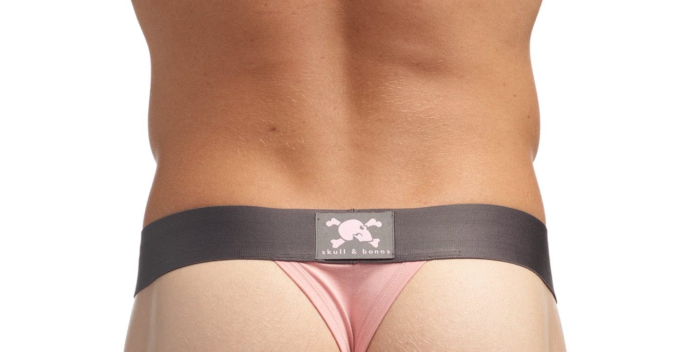 Just the Bones Thong Pink - Comfortable Women's Underwear for Everyday Wear, Sleep & Intimacy | Soft Breathable Fabric
