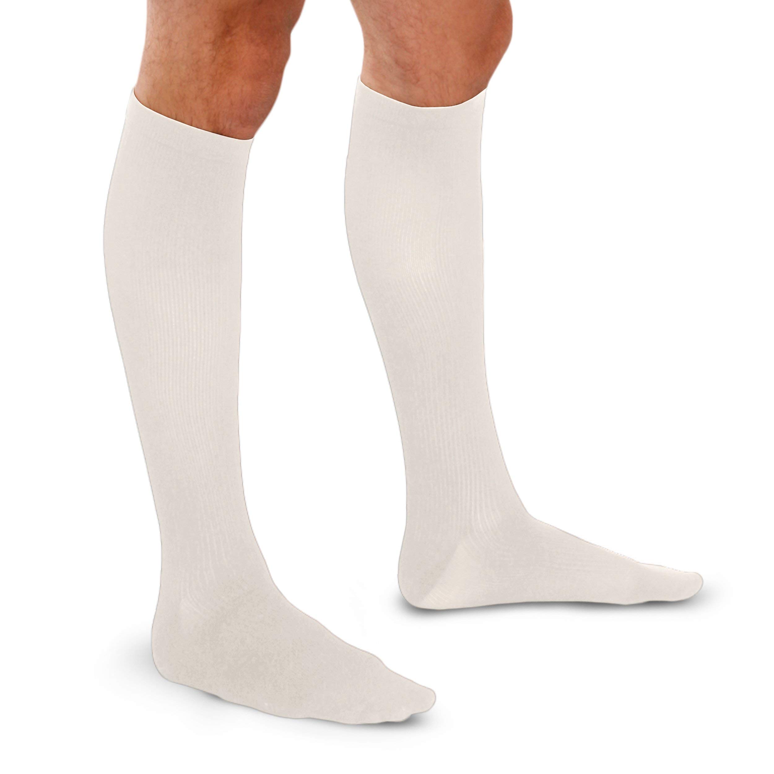 THERAFIRM Men's Compression Socks 15-20mmHg - Comfortable Dress Socks for Work, Travel & Circulation Support - Ideal for Office, Business & Daily Wear