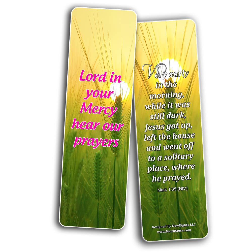 Powerful Devotional Bible Bookmarks (60-Pack) - Great Church Gift for Bible Study & Sunday Worship