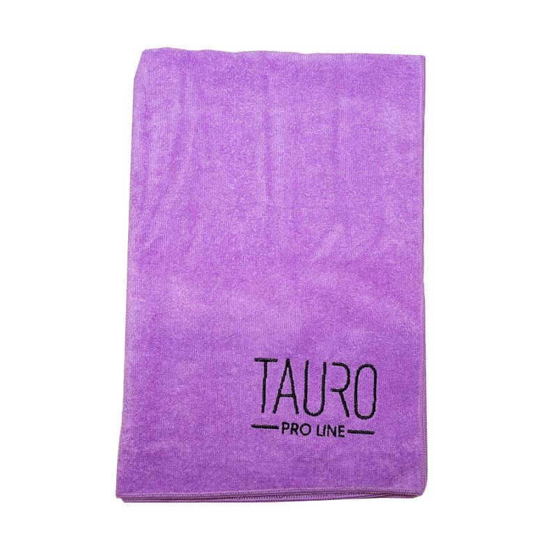 Premium Tauro Pro Line Microfiber Pet Towel - Ultra Absorbent & Quick Dry for Dogs & Cats - Soft & Gentle on Fur - Perfect for Bath Time, Grooming & Travel (Purple)