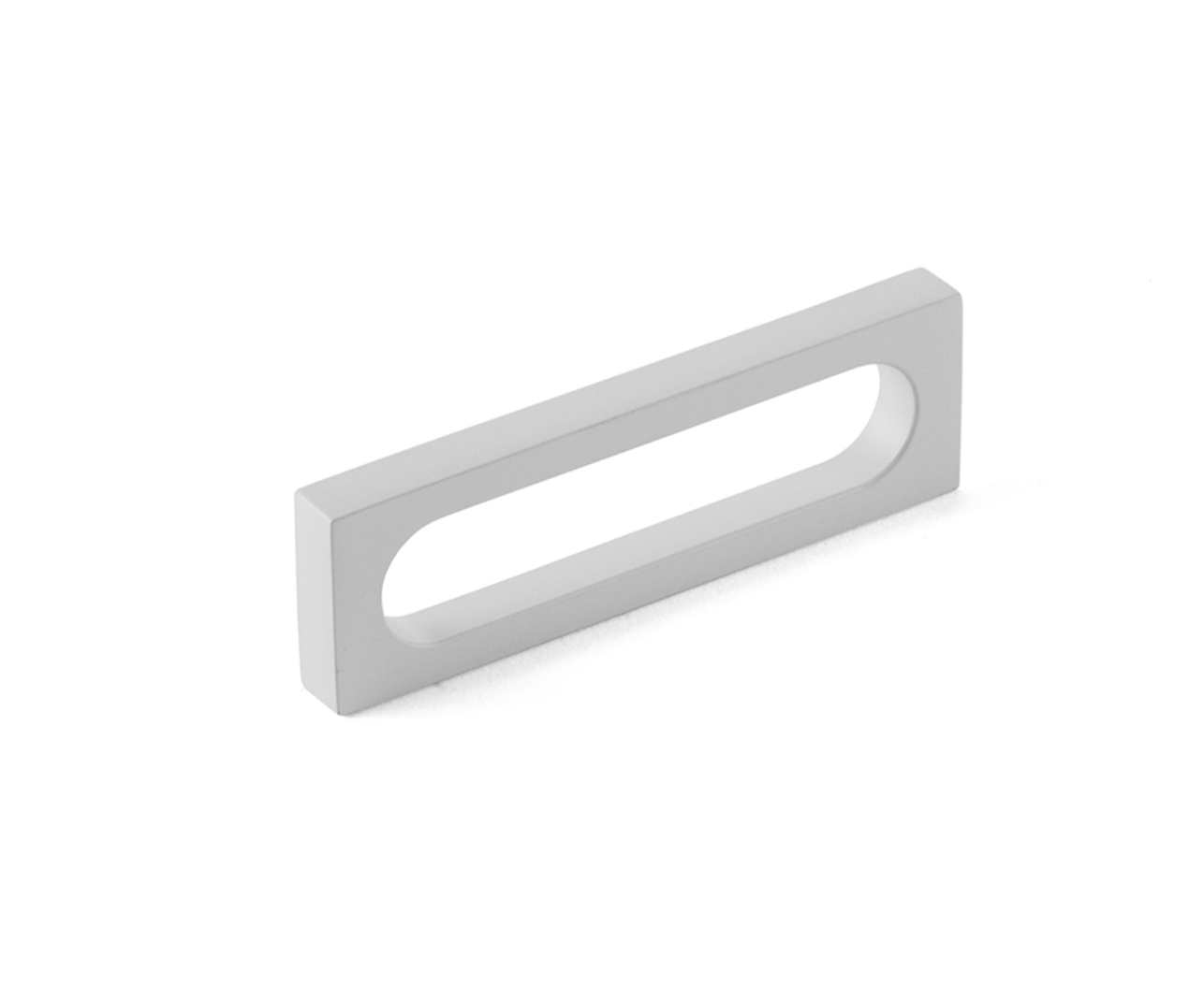 Matte White Square Drawer Pulls & Cabinet Knobs - Modern Loop Handle for Kitchen Cabinets, Dressers & Furniture Hardware (Set of 10) - Perfect for Home Renovation & DIY Projects