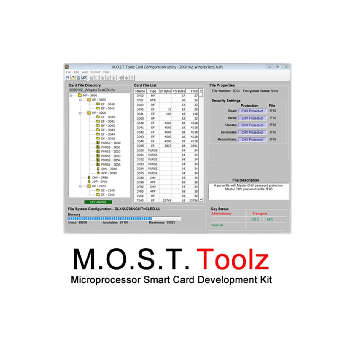 Cardlogix M.O.S.T. Toolz (Dual Mode) - Smart Card Reader for Secure Access & Data Management | Ideal for IT Security, Government & Financial Institutions