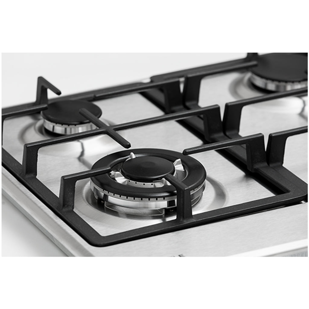 Hafele 60cm Gas Cooktop with Wok Burner - High Power Stainless Steel Gas Stove for Asian Cooking | Perfect for Stir-Frying, Deep Frying & Home Kitchen Use